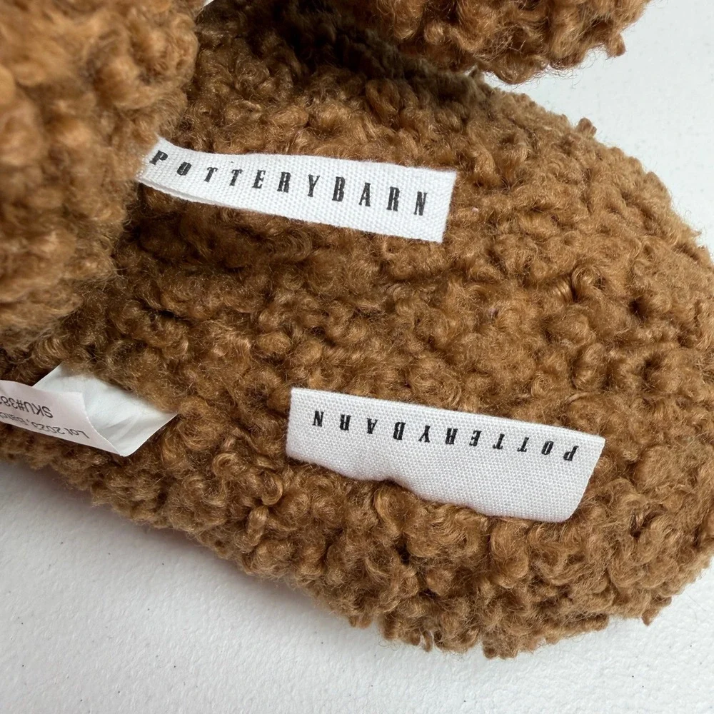 Pottery Barn Mr Mrs Spice Gingerbread Plush Set Sherpa Holiday Decor Christmas
